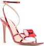 Gianvito Rossi Jaipur 105mm metallic-effect sandals Red - Thumbnail 2