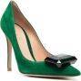 Gianvito Rossi Jaipur 105mm gemstone-embellished pumps Green - Thumbnail 2