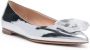 Gianvito Rossi Jaipur patent-finish leather ballerina shoes Silver - Thumbnail 2