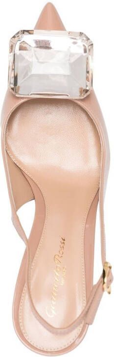 Gianvito Rossi Jaipur 85mm slingback pumps Neutrals
