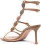 Gianvito Rossi jewelled T-strap sandals Neutrals - Thumbnail 3