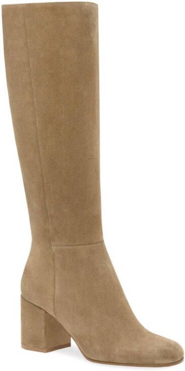 Gianvito Rossi Joelle 70mm suede boots Neutrals