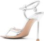Gianvito Rossi Juno 110mm leather sandals Silver - Thumbnail 3