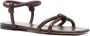 Gianvito Rossi Juno leather sandals Brown - Thumbnail 2