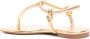 Gianvito Rossi Juno thong leather sandals Gold - Thumbnail 3
