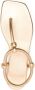 Gianvito Rossi Juno thong leather sandals Gold - Thumbnail 4