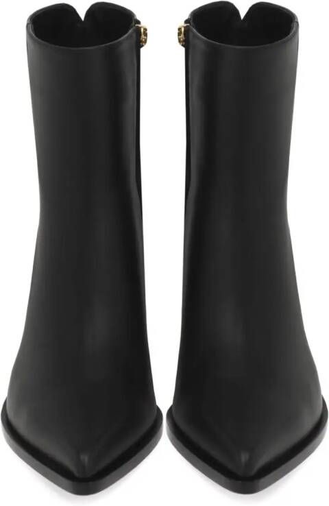 Gianvito Rossi Kinney pointed-toe ankle boots Black