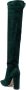 Gianvito Rossi Piper suede thigh-high boots Green - Thumbnail 3