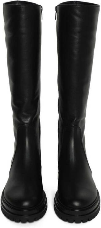 Gianvito Rossi knee-length leather boots Black