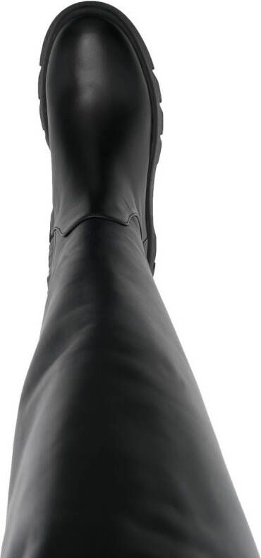 Gianvito Rossi knee-length platform boots Black