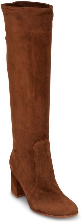 Gianvito Rossi knee-length suede boots Brown