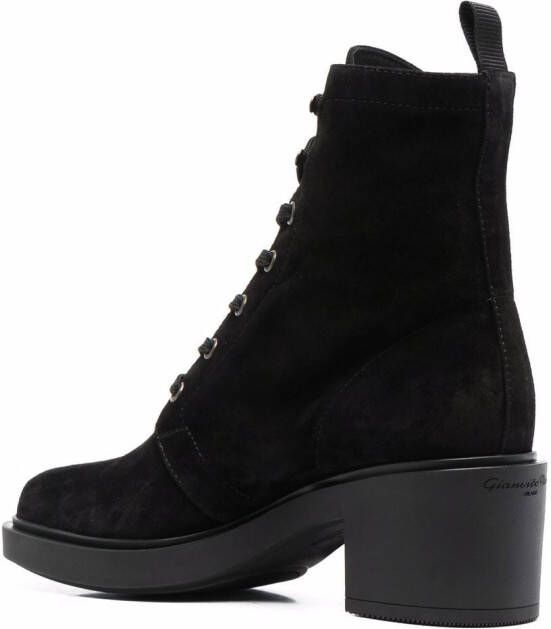 Gianvito Rossi lace-up 65mm ankle boots Black
