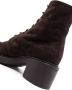 Gianvito Rossi Foster 45mm suede lace-up boots Brown - Thumbnail 4