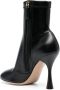 Gianvito Rossi Larue 95mm leather ankle boots Black - Thumbnail 3