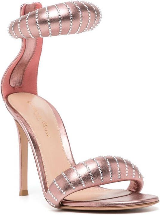 Gianvito Rossi leather open-toe sandals Pink