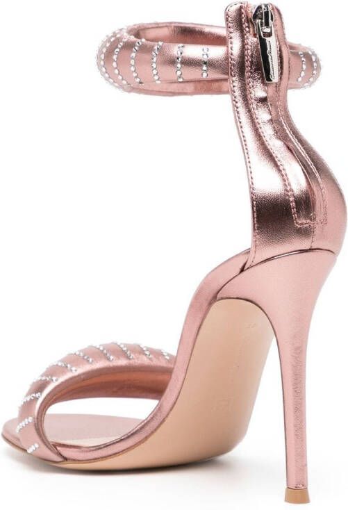 Gianvito Rossi leather open-toe sandals Pink