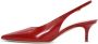 Gianvito Rossi leather slingback pumps Red - Thumbnail 3