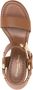 Gianvito Rossi leather wedge sandals Brown - Thumbnail 4