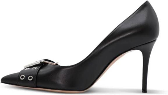 Gianvito Rossi Leigh leather pumps Black
