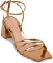 Gianvito Rossi Lena leather sandals Gold - Thumbnail 2