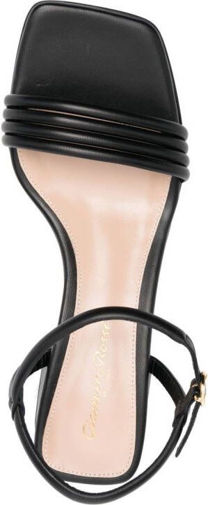 Gianvito Rossi Lena strap-detail sandals Black