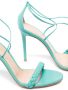 Gianvito Rossi Leomi 105mm ankle tie sandals Blue - Thumbnail 2