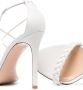 Gianvito Rossi Leomi 105mm braided lace-up sandals White - Thumbnail 2