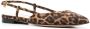 Gianvito Rossi leopard-print pointed sandals Brown - Thumbnail 2