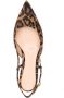 Gianvito Rossi leopard-print pointed sandals Brown - Thumbnail 4