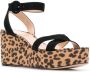 Gianvito Rossi leopard print sandals Black - Thumbnail 2