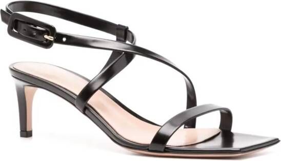 Gianvito Rossi Lindsay 60mm leather sandals Black