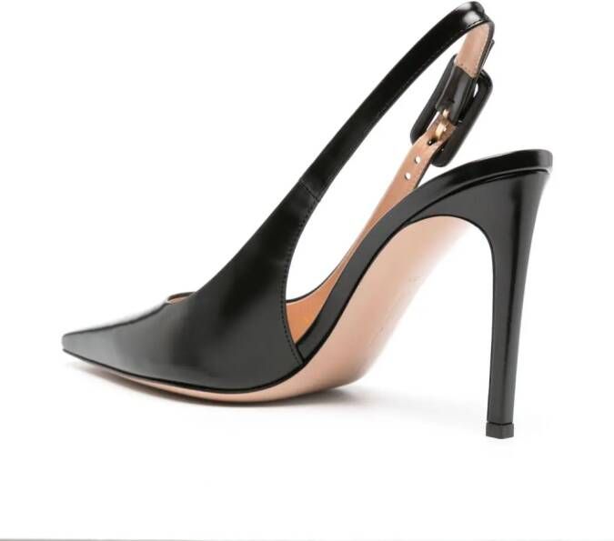 Gianvito Rossi Lindsay 95mm leather pumps Black