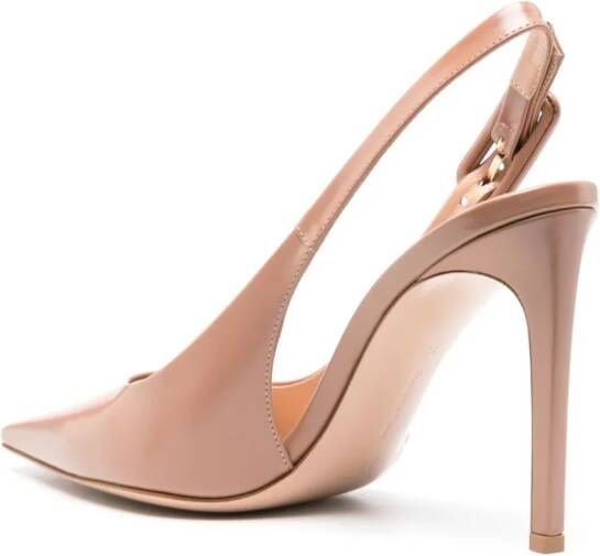 Gianvito Rossi Lindsay 95mm leather pumps Pink