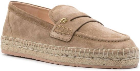 Gianvito Rossi loafer-style espadrilles Neutrals