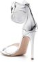 Gianvito Rossi Lucrezia 100mm mirrored-leather sandals Silver - Thumbnail 2