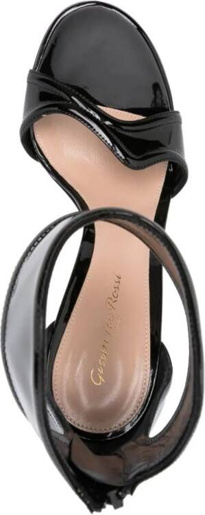 Gianvito Rossi Lucrezia 105mm leather sandals Black