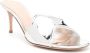 Gianvito Rossi Lucrezia 70mm leather mules Silver - Thumbnail 2