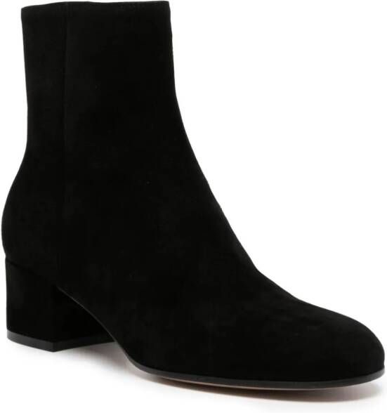 Gianvito Rossi Margaux 45mm suede ankle boots Black
