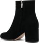 Gianvito Rossi Margaux block-heel suede boots Black - Thumbnail 3
