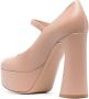 Gianvito Rossi Mary Jane 130mm leather platform pumps Neutrals - Thumbnail 3