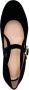 Gianvito Rossi Mary velvet leather ballerina shoes Black - Thumbnail 4