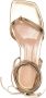 Gianvito Rossi metallic-effect lace-up sandals Gold - Thumbnail 4