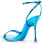 Gianvito Rossi metallic-finish 110mm heeled sandals Blue - Thumbnail 3