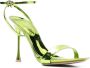Gianvito Rossi metallic-finish 110mm heeled sandals Green - Thumbnail 2