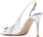 Gianvito Rossi metallic-finish 95mm pointed pumps Silver - Thumbnail 3