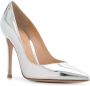 Gianvito Rossi Gianvito 105mm metallic-effect pumps Silver - Thumbnail 2