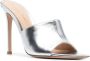 Gianvito Rossi metallic stiletto sandals Grey - Thumbnail 2