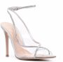 Gianvito Rossi Crystelle 105mm sandals Silver - Thumbnail 2
