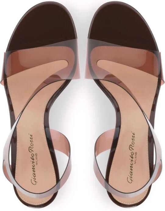 Gianvito Rossi Metropolis 70mm stiletto sandals Brown