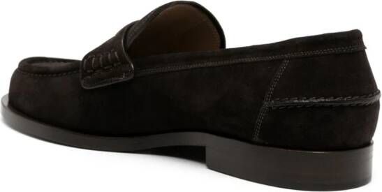 Gianvito Rossi Michael suede loafers Brown